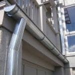 galvanized steel gutter installation