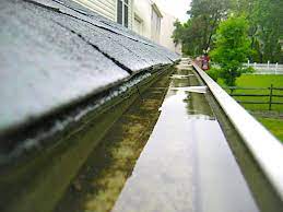 standing water in gutter